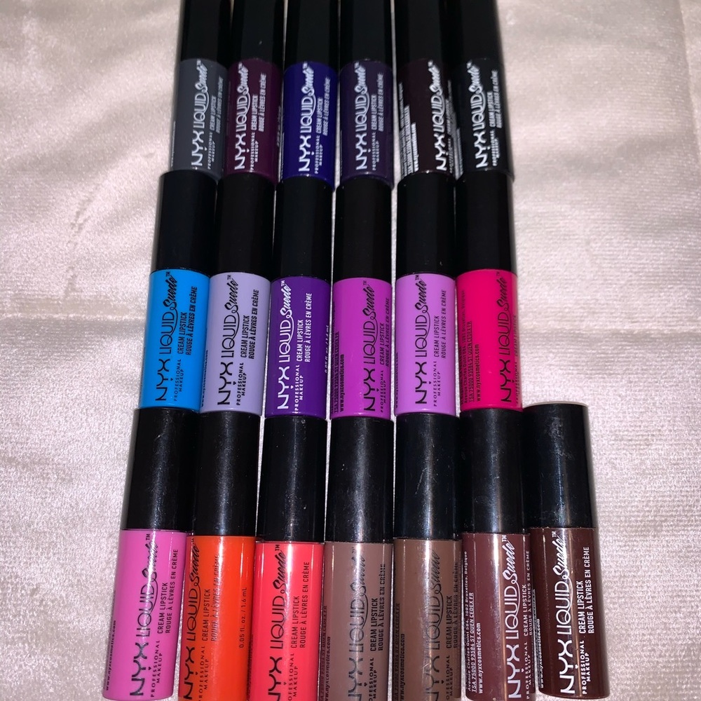 19 suade liquid lipsticks NYX